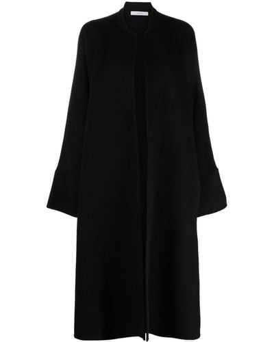 Dusan Open-front Cashmere Coat - Black
