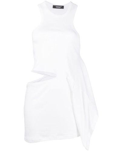 Undercover Cut-out Detailing Sleeveless Top - White