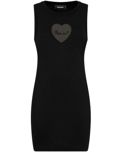 DSquared² Dress With Heart - Black
