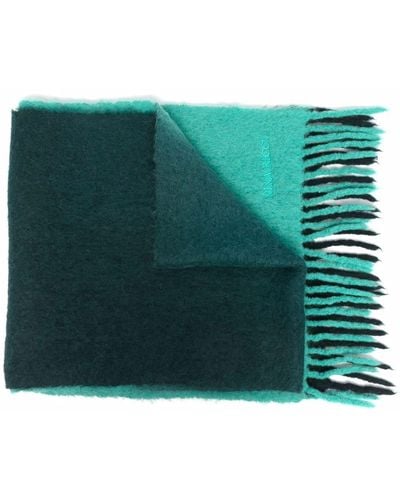 Nina Ricci Gradient-effect Felted Scarf - Green