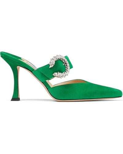 Jimmy Choo Marta 90mm Sandals - Green