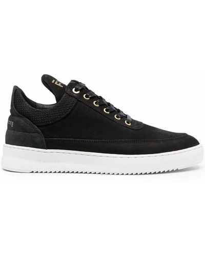 Filling Pieces Logo Low-top Trainers - Black