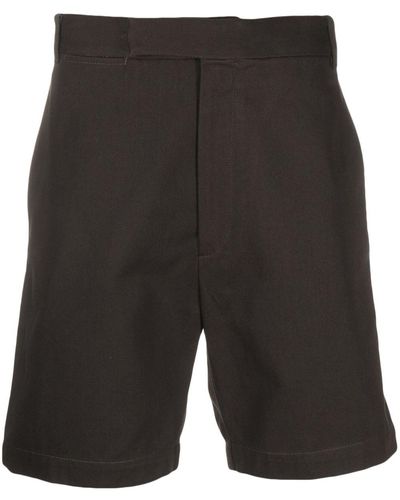 Thom Browne Geplooide Shorts - Zwart