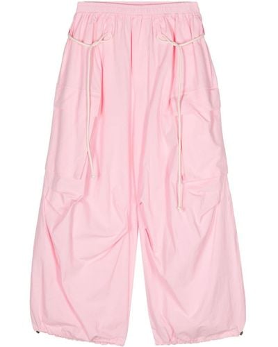 Toogood The Pedlar Mid-rise Cargo Trousers - Pink