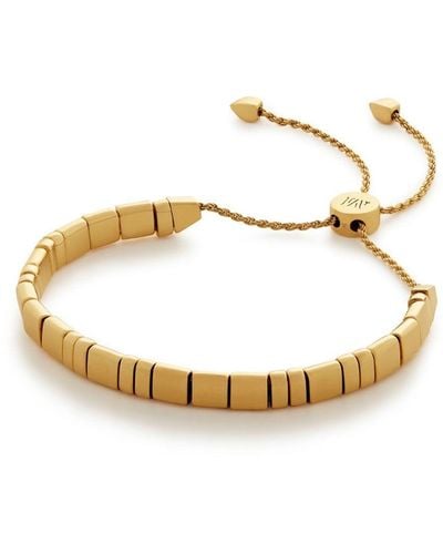 Monica Vinader Delphi Gold Vermeil Friendship Bracelet - Metallic