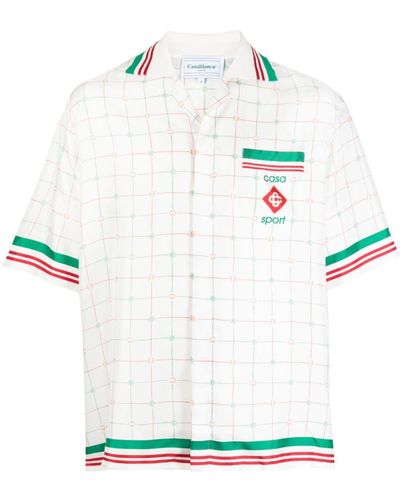 Casablancabrand Casa Sport Check-print Shirt - Multicolour