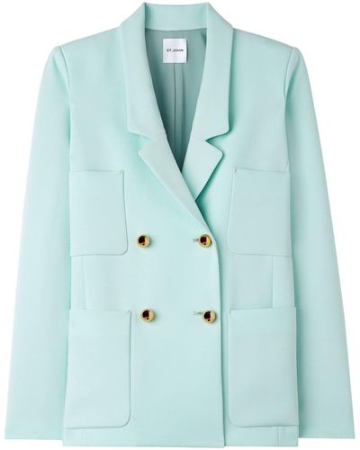 St. John Blazer stretch - Azul