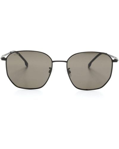 BOSS Geometric-frame Sunglasses - Gray