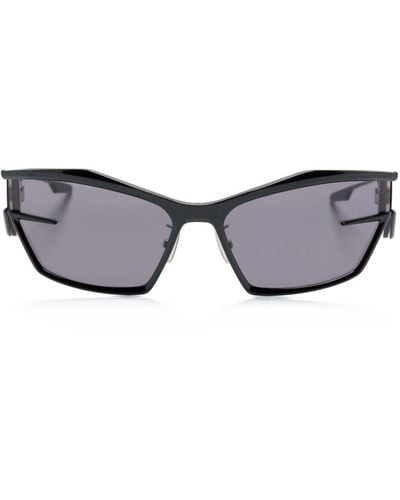 Givenchy Wraparound-frame Sunglasses - Grey