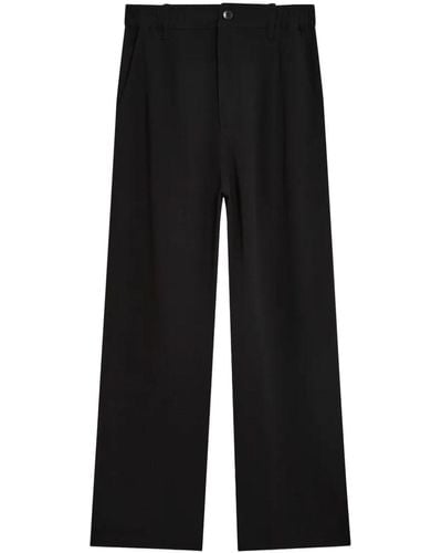agnès b. Pleat-detailing Tailored Trousers - Black