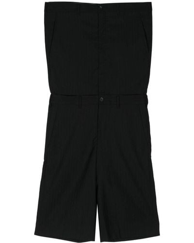 Comme des Garçons Panelled Tailored Trousers - Black