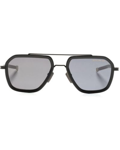 Dita Eyewear Lsa-433 Pilot-frame Sunglasses - Grey
