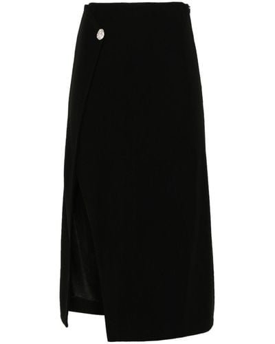 Barbara Bui Button-embellished Midi Dress - Black