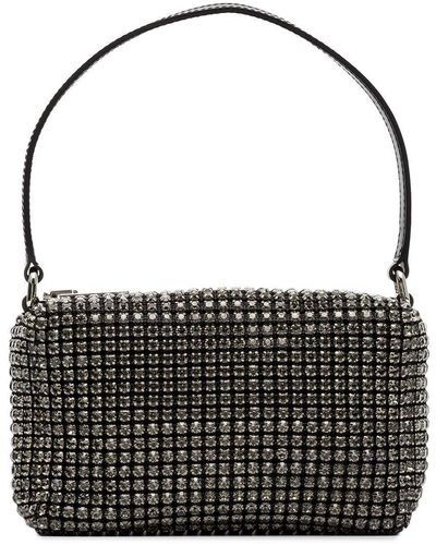 Alexander Wang Pouch Heiress con strass - Nero
