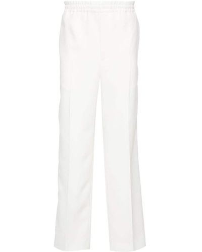 Gucci Pantaloni con dettaglio Web - Bianco