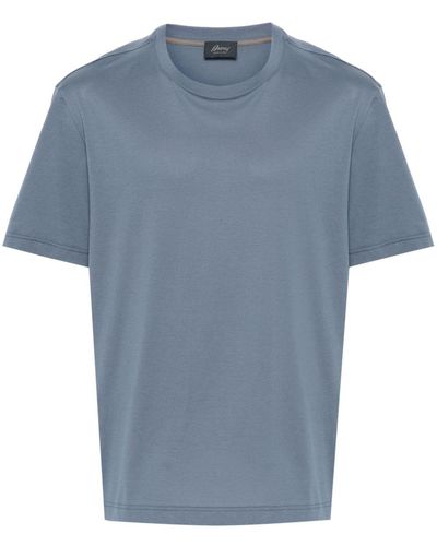 Brioni T-Shirt mit Rundhalsausschnitt - Blau