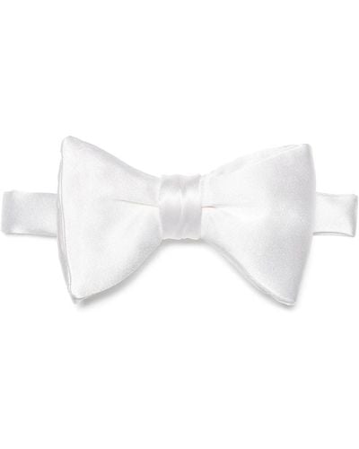 Zegna Silk Bow Tie - Wit