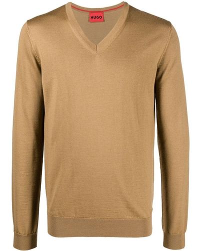 BOSS by HUGO BOSS V-neck sweaters for Men | Online Sale up to 56% off | Lyst