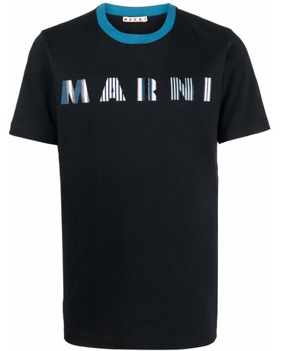 Marni ロゴ Tシャツ - ブラック