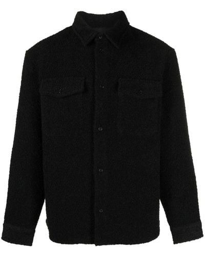 Saint Laurent Long-sleeve Shirt Jacket - Black