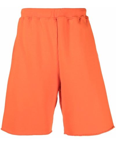 Aries Pantalones cortos de chándal con logo - Naranja