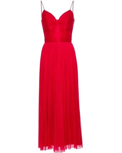 Cristallini Hestia Midi Dress - Red