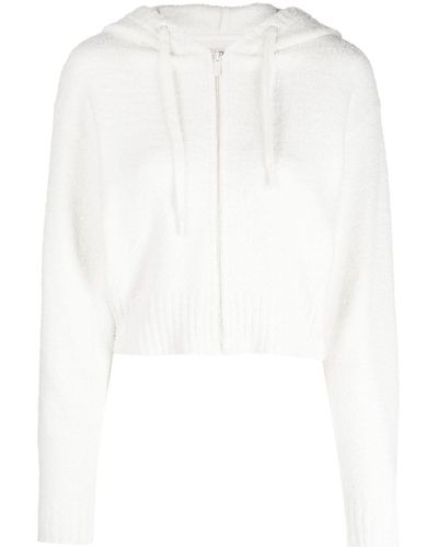 UGG Terry-effect Cropped Hoodie - White