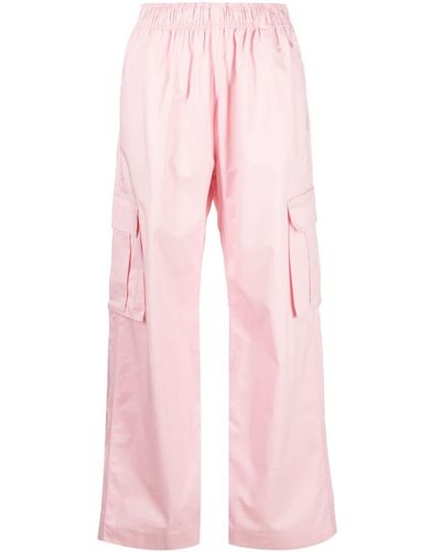 Stine Goya Organic-cotton Cargo Pants - Pink