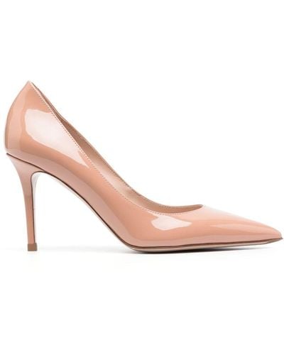 Le Silla Eva 90mm Patent Leather Court Shoes - Pink