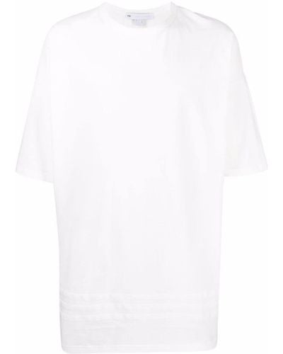 Y-3 T-shirt à logo imprimé - Blanc