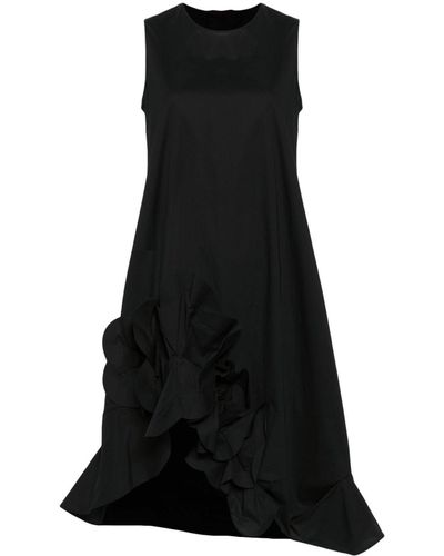 JNBY Flower-detailing Cotton-blend Dress - Black