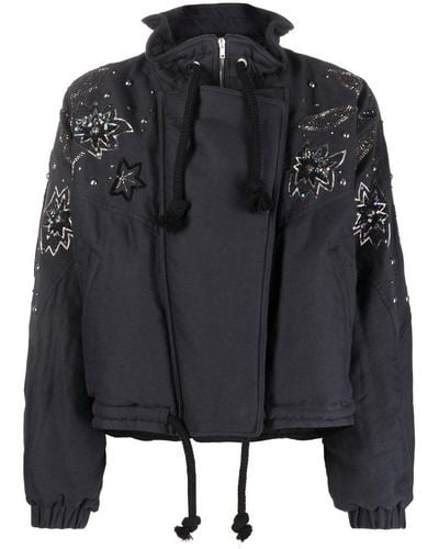 Isabel Marant Kalassia Embroidered Jacket - Black