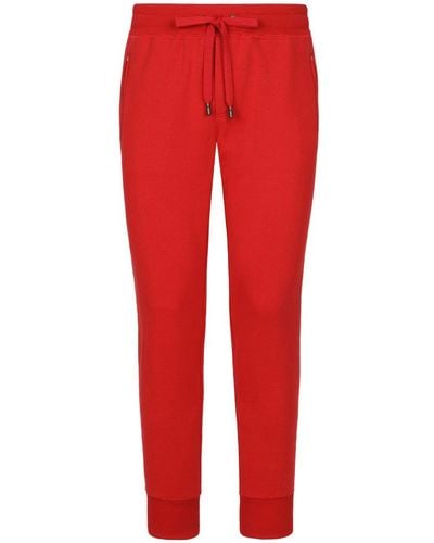 Dolce & Gabbana Drawstring Track Pants - Red