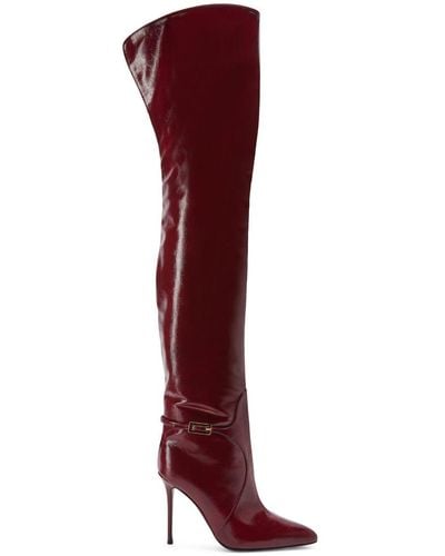 Giuseppe Zanotti Frannie 105mm Patent-leather Boot - Red
