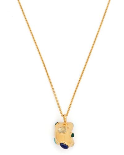 Missoma Nugget Pendant Necklace - Metallic