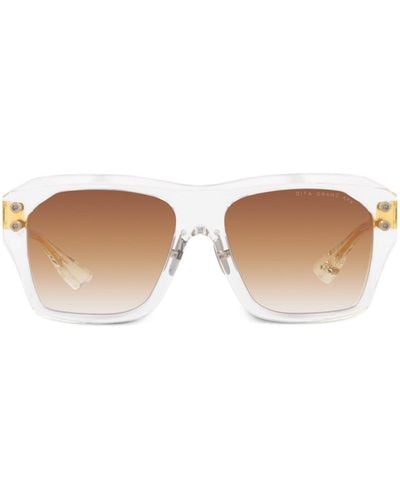 Dita Eyewear Square Frame Sunglasses - White