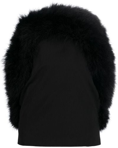 16Arlington Strapless Mini-jurk - Zwart