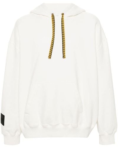 Lanvin X Future hoodie en coton à logo brodé - Blanc