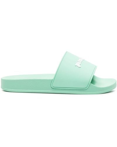 Palm Angels Sandalias con logo en relieve - Verde