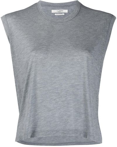 Isabel Marant Plain Loose-fit T-shirt - Grey