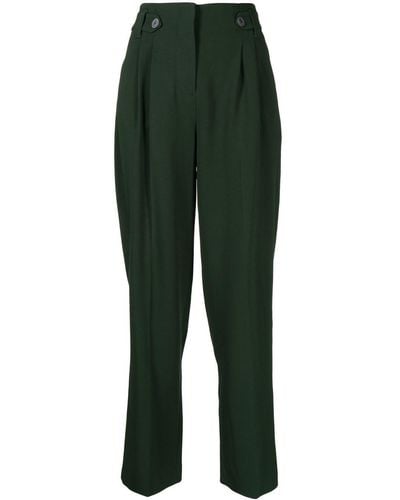Lorena Antoniazzi Tapered Tailored Trousers - Green