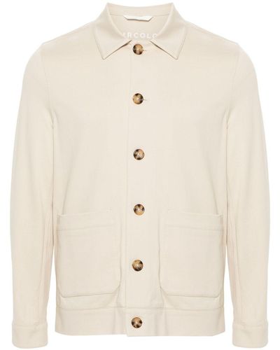 Circolo 1901 Piqué Shirt Jacket - Natural