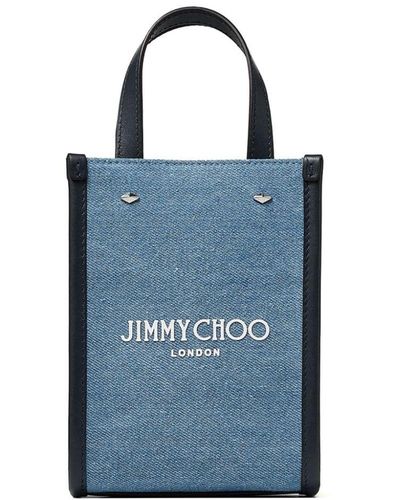 Jimmy Choo デニムハンドバッグ - ブルー