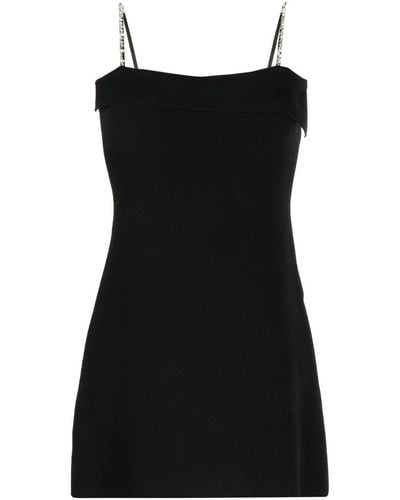Rachel Gilbert Crystal-embellished Dress - Black