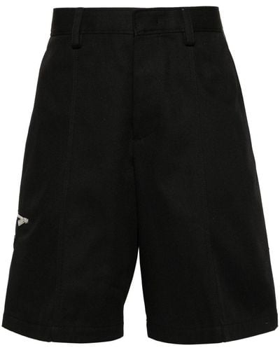Lanvin Katoenen Shorts - Zwart