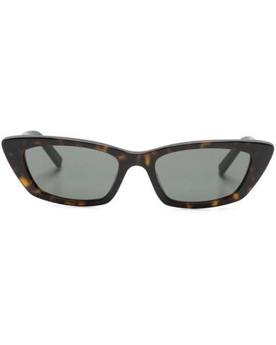 Saint Laurent Cat-eye Frame Sunglasses - Grey