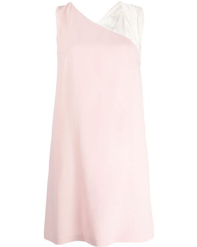 Paule Ka Sleeveless Two-tone Mini Dress - Pink
