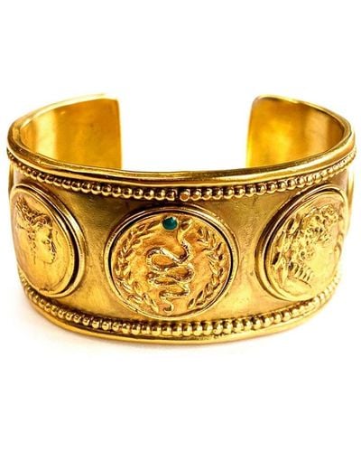 Goossens Bracelet Carthage à détail embossé - Jaune