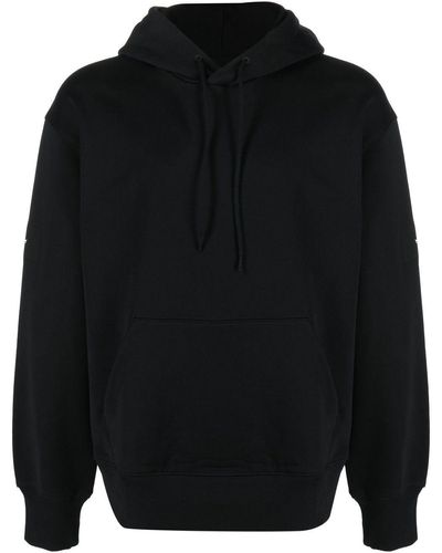 Y-3 Hoodie à lien de resserrage - Noir