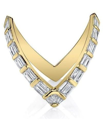 Anita Ko 18kt Yellow Gold V Diamond Cocktail Ring - Metallic